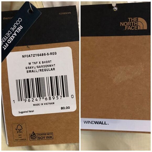 THE NORTH FACE - NWT - L Sz S - Woman’s X Shorts. WindWall Tech/Water Repellant - Picture 10 of 16